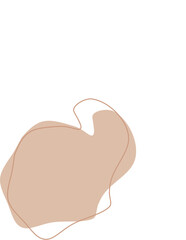 Liquid and fluid shape abstract