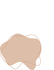 Fototapeta premium Liquid and fluid shape abstract