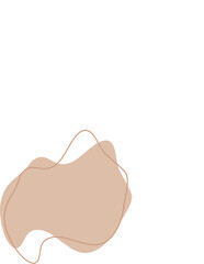 Liquid and fluid shape abstract