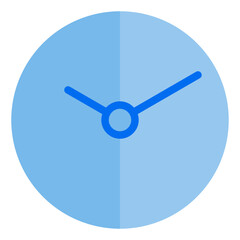 Time management flat style icon