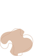 Liquid and fluid shape abstract