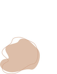 Liquid and fluid shape abstract