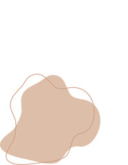 Liquid and fluid shape abstract