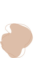 Liquid and fluid shape abstract