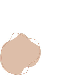 Liquid and fluid shape abstract