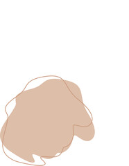 Liquid and fluid shape abstract