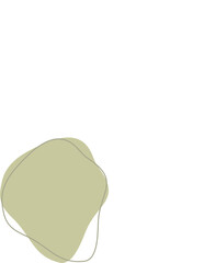 Fototapeta premium Liquid and fluid shape Green color
