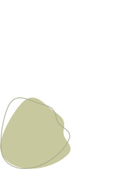 Liquid and fluid shape Green color