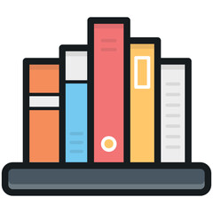 File Folders Vector Icon