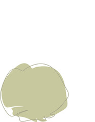 Liquid and fluid shape Green color