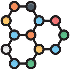 Molecule Vector Icon