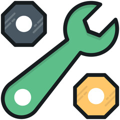 Spanner Vector Icon