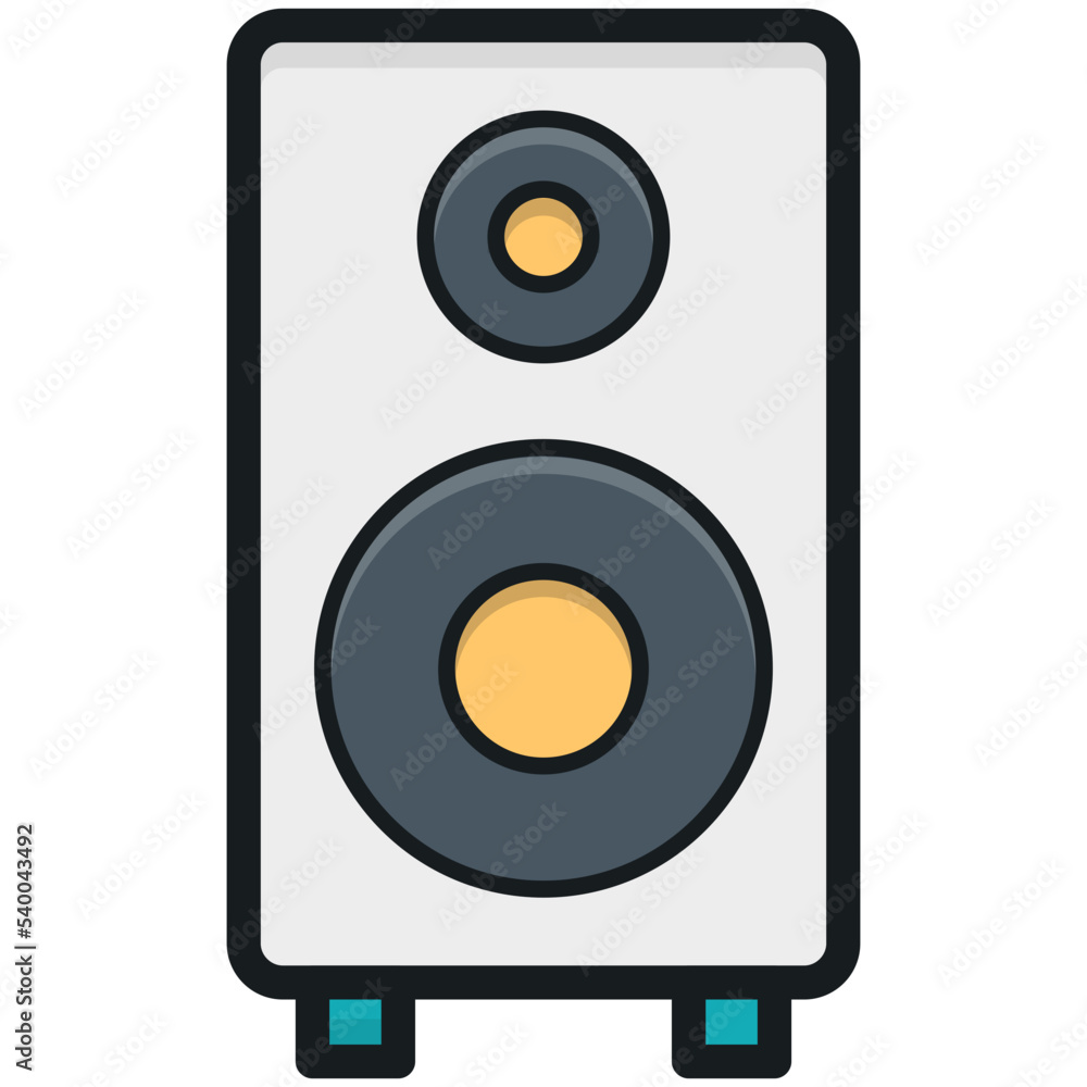 Poster Speaker Vector Icon