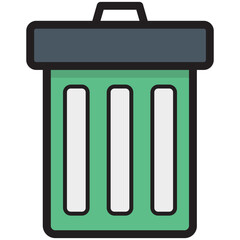 Dustbin Vector Icon