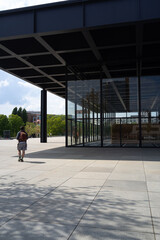 Obraz premium Modern museum outside