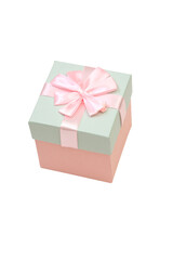 Pink giftbox isolated
