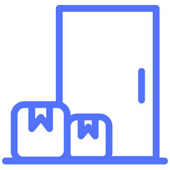boxes delivery packages line icon
