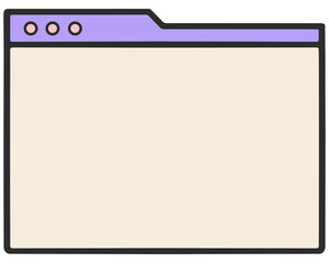 Pastel Message Window Frame Mockup
