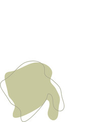 Liquid and fluid shape Green color