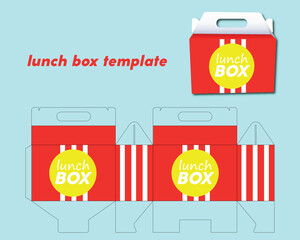 Lunch box template