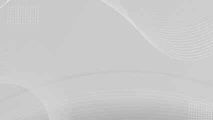 Naklejka premium Grey white abstract background geometry shine and layer element. Vector illustration