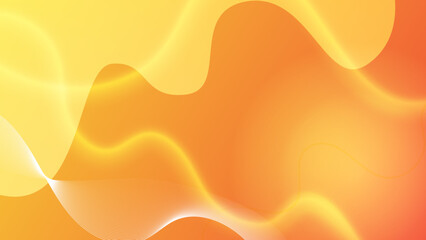 Fototapeta premium Abstract orange modern design background with yellow gradient contrast