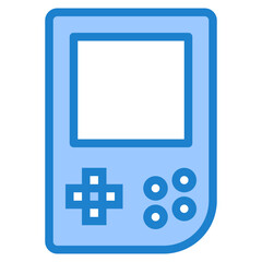 Game blue style icon