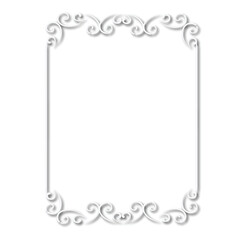 Frame, in the style of an ornament, Vector illustration eps 10, Art.	