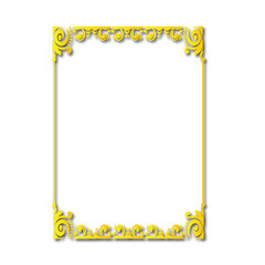 Frame, in the style of an ornament, Vector illustration eps 10, Art.	