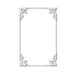 Frame, in the style of an ornament, Vector illustration eps 10, Art.	