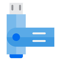 Flashdrive flat style icon