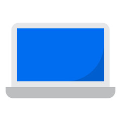 Laptop flat style icon