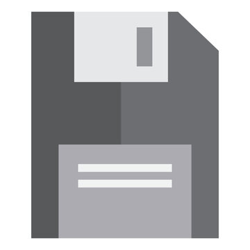Flopy disk flat style icon