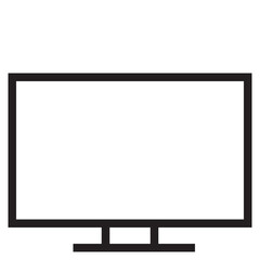 Monitor outline style icon