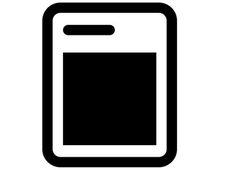 phone with blank screen