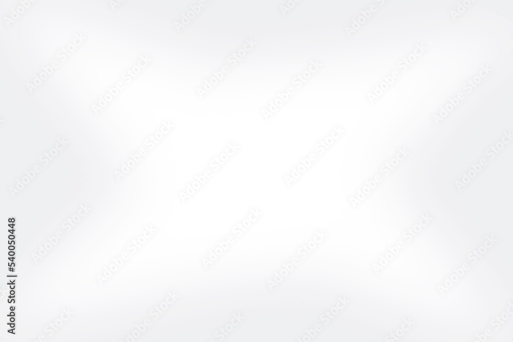 Aufkleber Abstract gray gradient wall background in empty room with bright white light blank studio for modern template banner graphic creative art design, illustration clean backdrop texture wallpaper