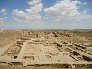 ancient town Turkmenistan Nussay