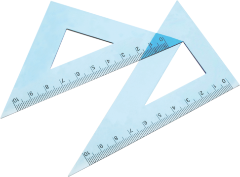 Two Set Squares - Isolated