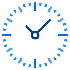 Clock flat style icon