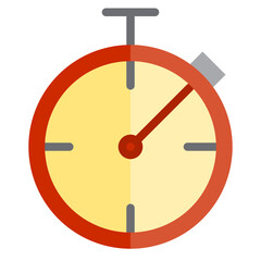 Stop watch flat style icon