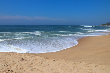 Fototapeta na wymiar Figueira da Foz beach landscape