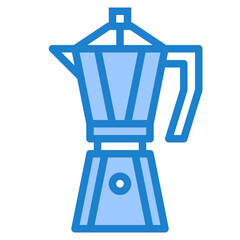 Kettle blue style icon