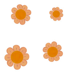 Cute Daisy Flower Watercolor