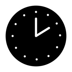 clock icon on button