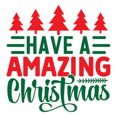 Christmas SVG Design Vector File.