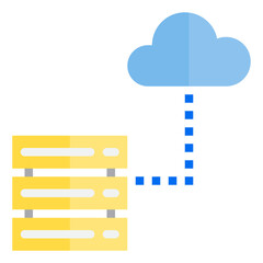 Could server flat style icon