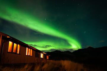 Aurora Borealis - Northern lights in Hofn, Iceland