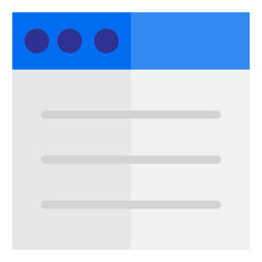 Obraz premium Web flat style icon