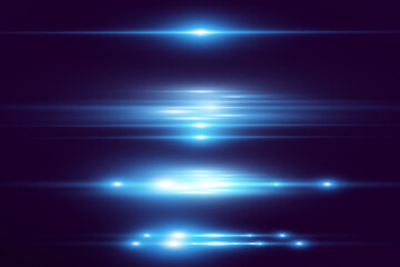 Light blue vector special effect. Glowing beautiful bright lines on a dark background.	