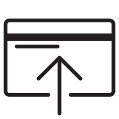 Payment outline style icon